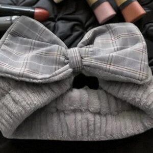 Cosmetic Blue Plaid Headband